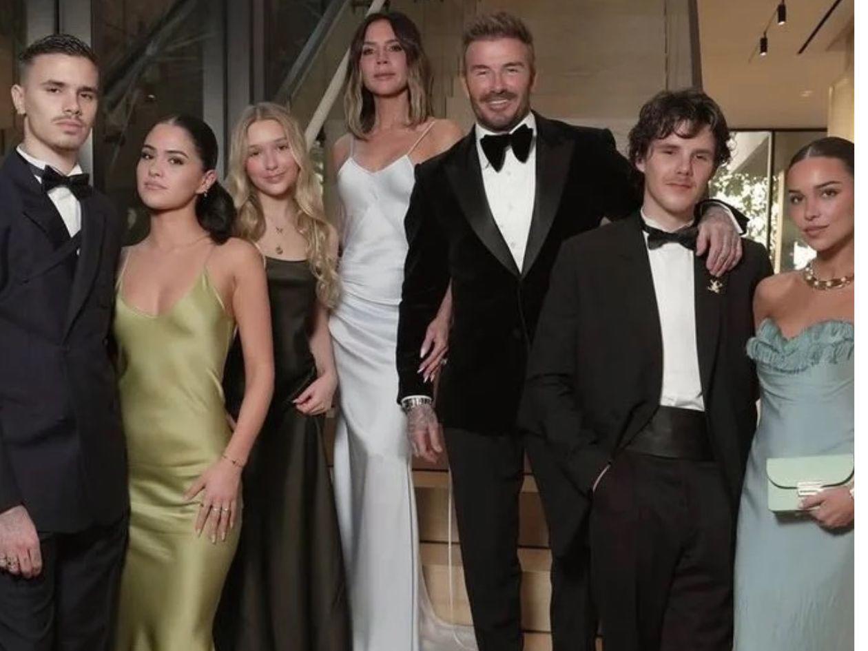 Dos hijos de David y Victoria Beckham se pelean por una DJ