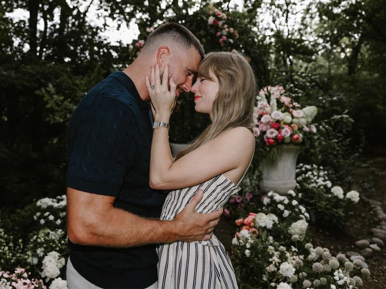 El vestido que Taylor Swift luce en las fotos de su compromiso se agota en ventas