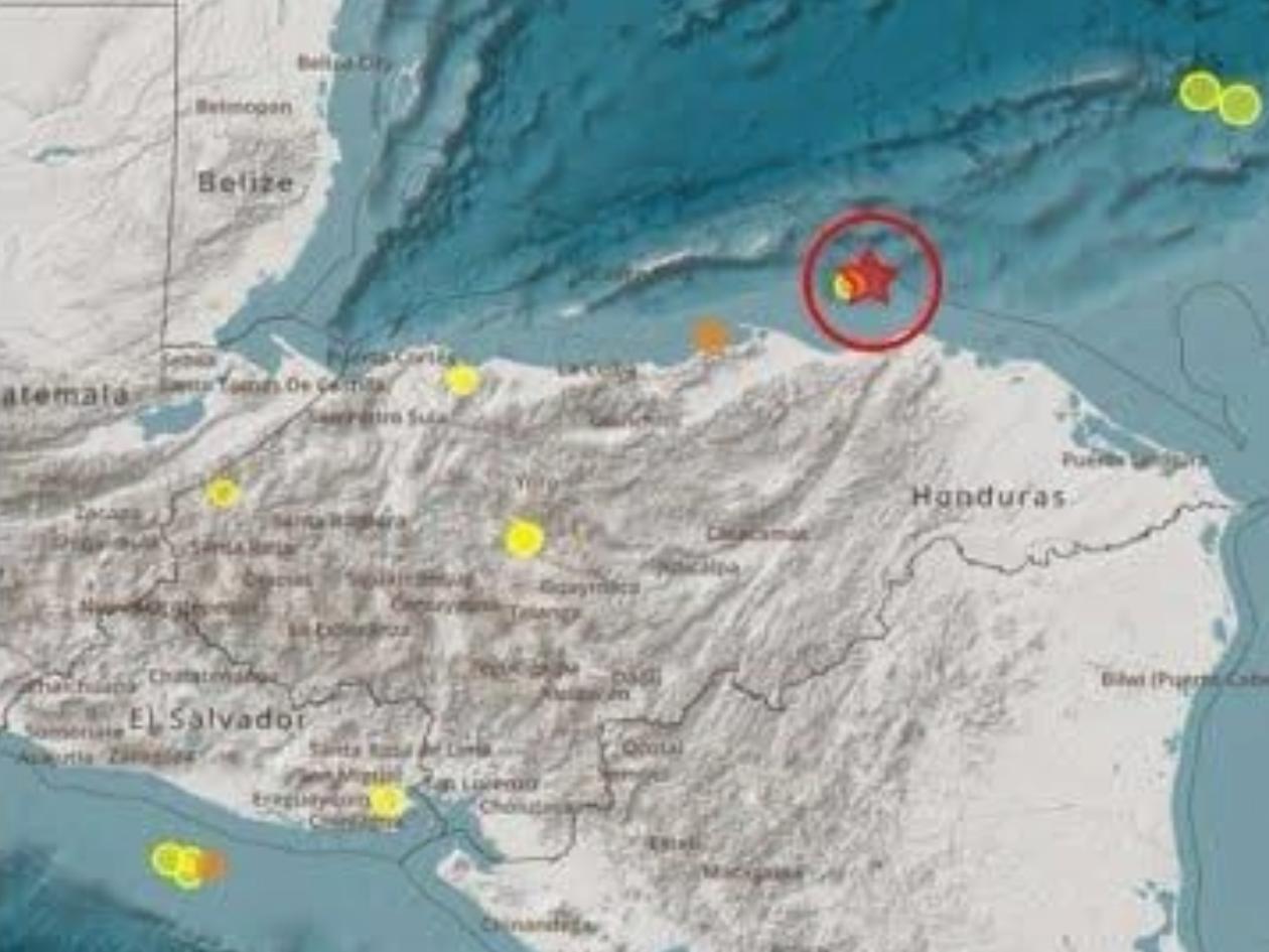 Tembló en la madrugada de este miércoles en Honduras
