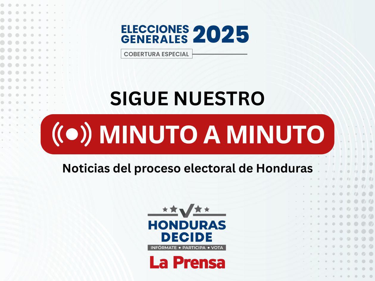 Minuto a minuto elecciones Honduras hoy sábado 29 de noviembre