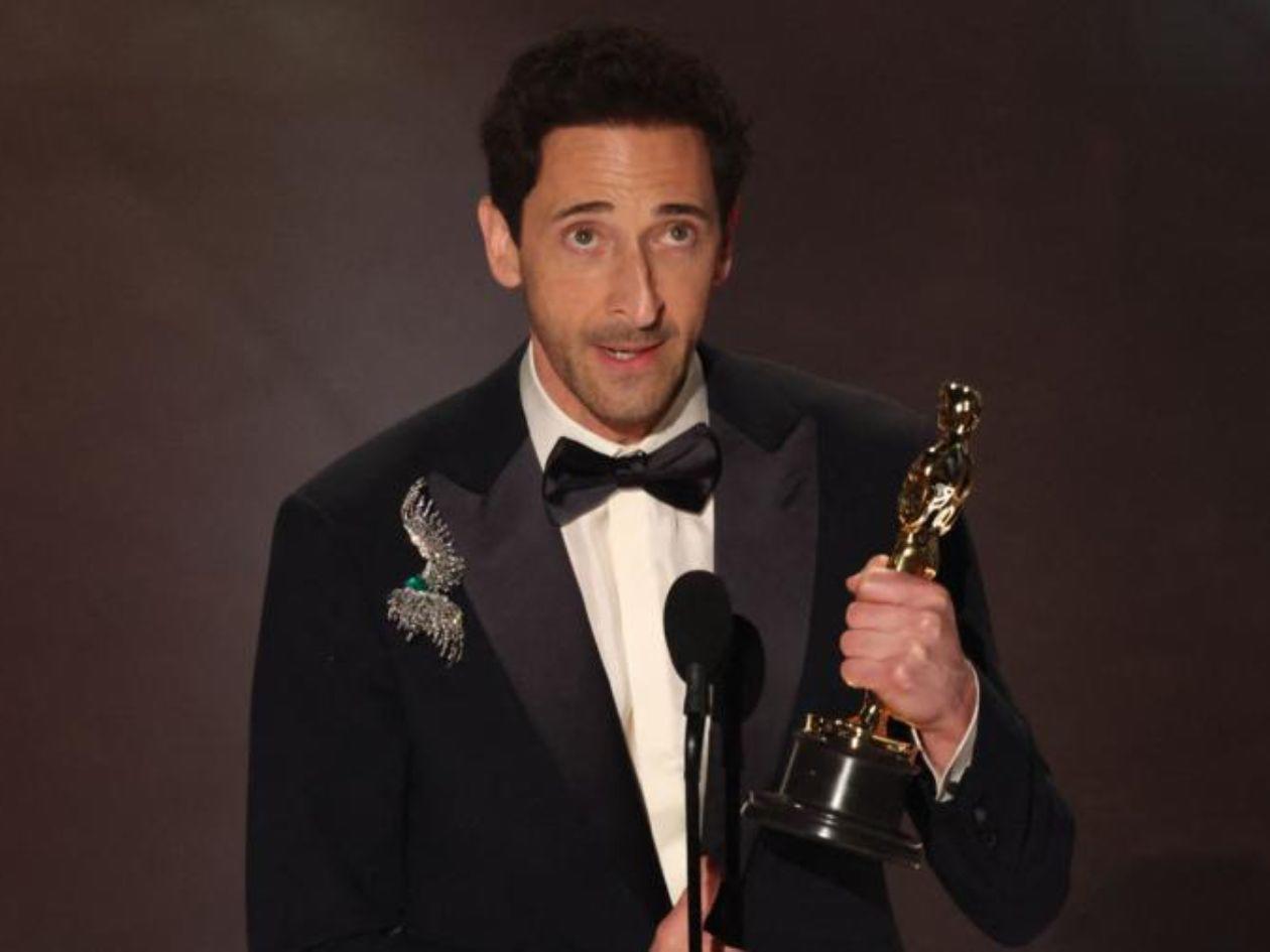 Adrien Brody se alza con el Oscar a mejor actor por “The Brutalist”