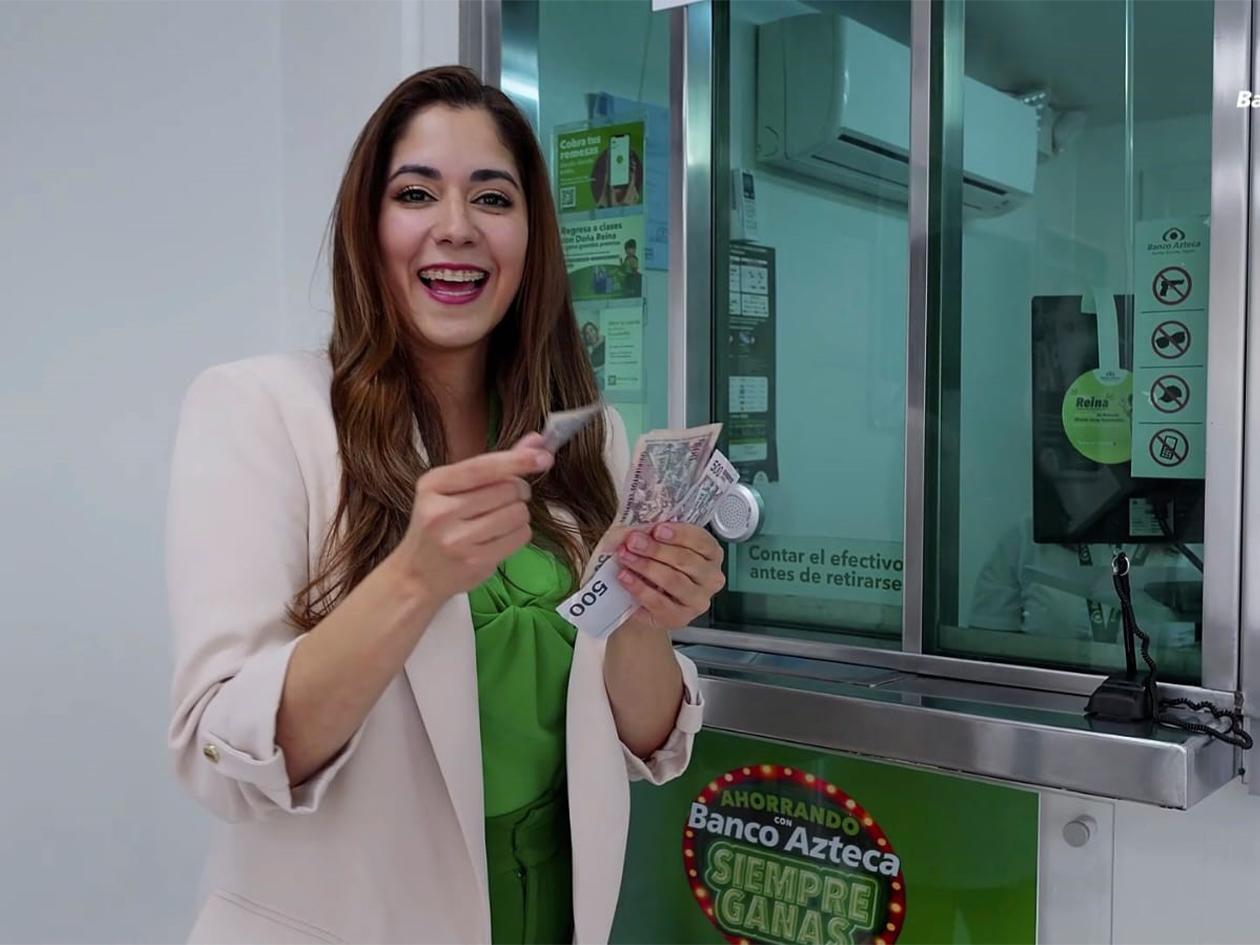Banco Azteca sigue premiando el ahorro con su campaña “Ahorrando con Banco Azteca, Siempre Ganas”