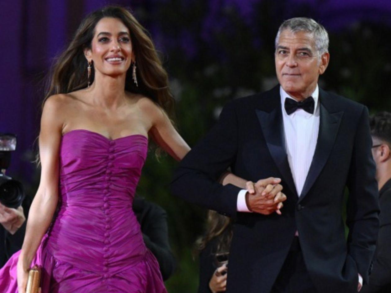 George Clooney, por fin, en la alfombra roja de Venecia
