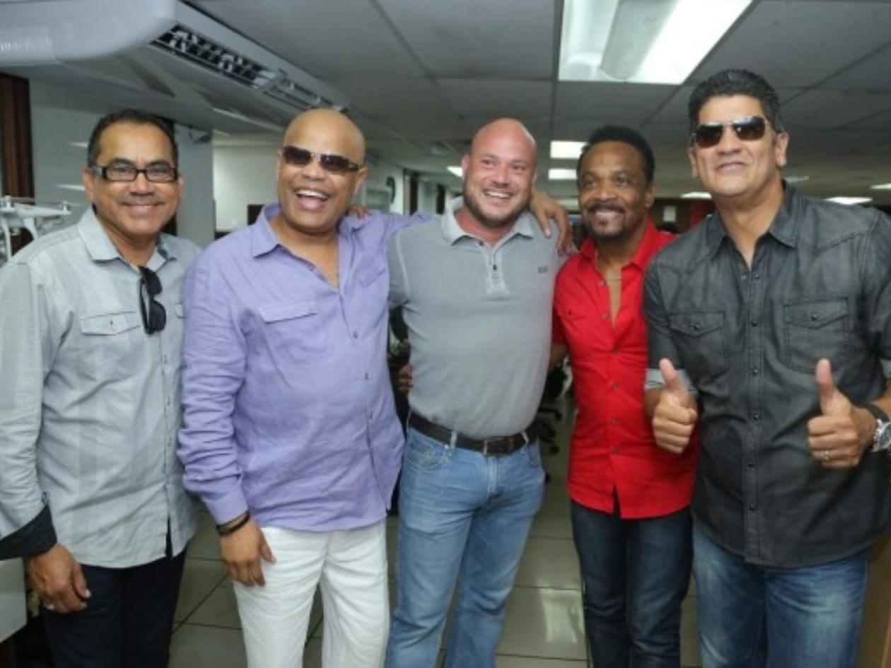 El día que Rubby Pérez visitó La Prensa para el homenaje del hondureño Jorge Gómez