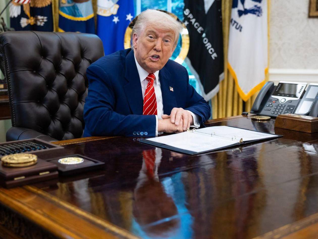 Trump dona su salario para la renovación de la Casa Blanca