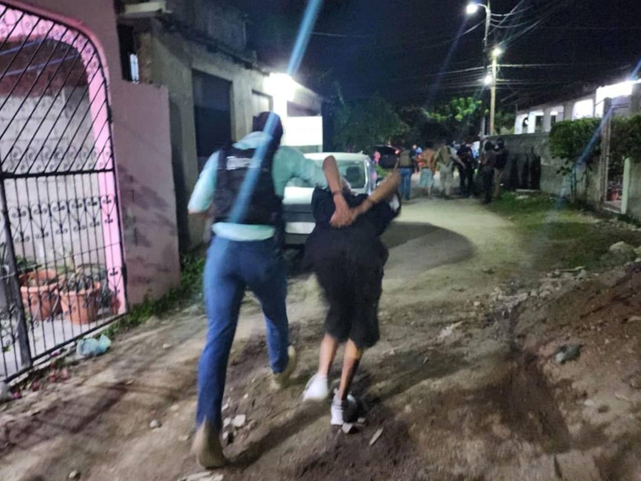 Capturan a siete presuntos pandilleros de la 18 en Chamelecón