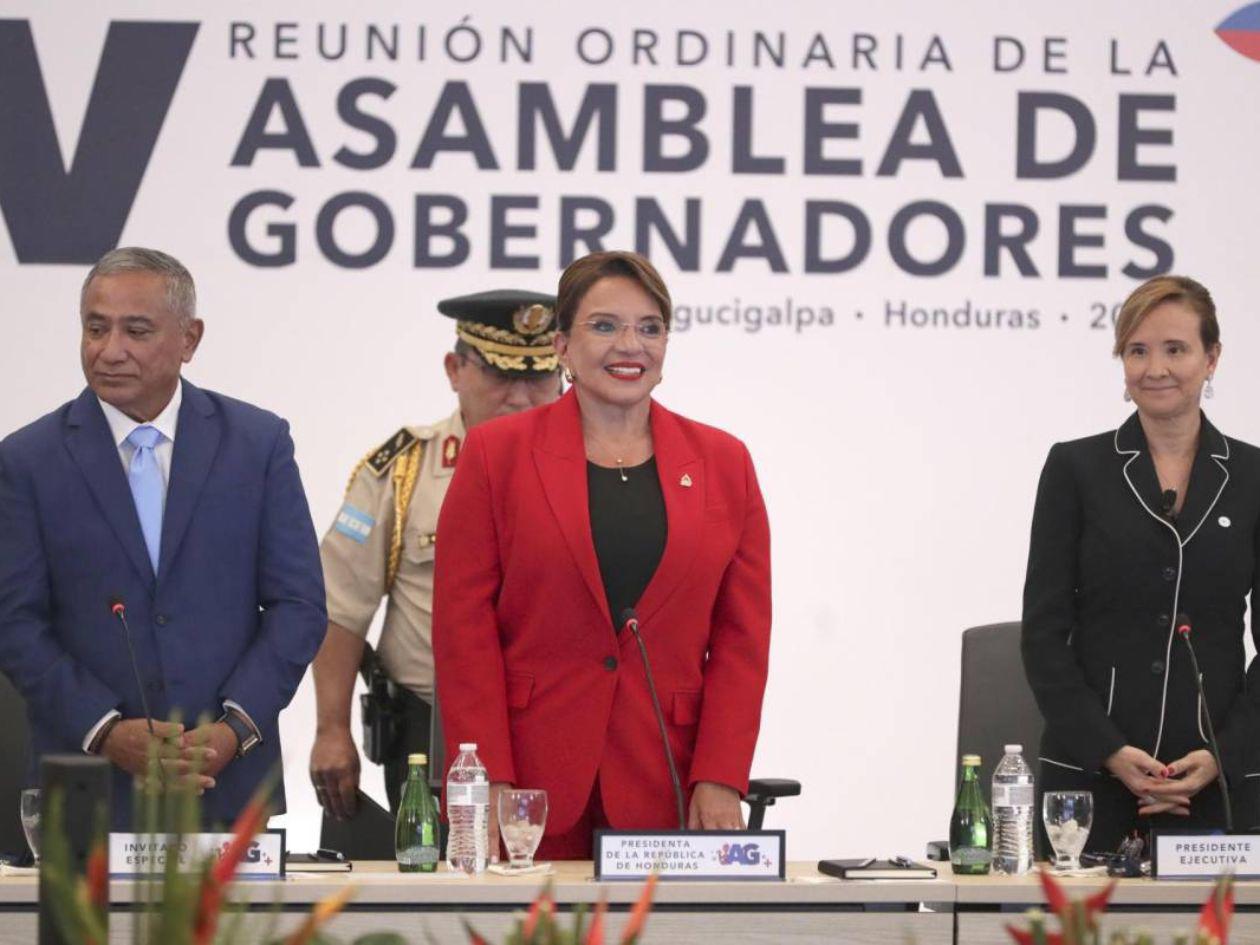 Xiomara Castro no pidió el voto para Rixi Moncada durante la asamblea del BCIE