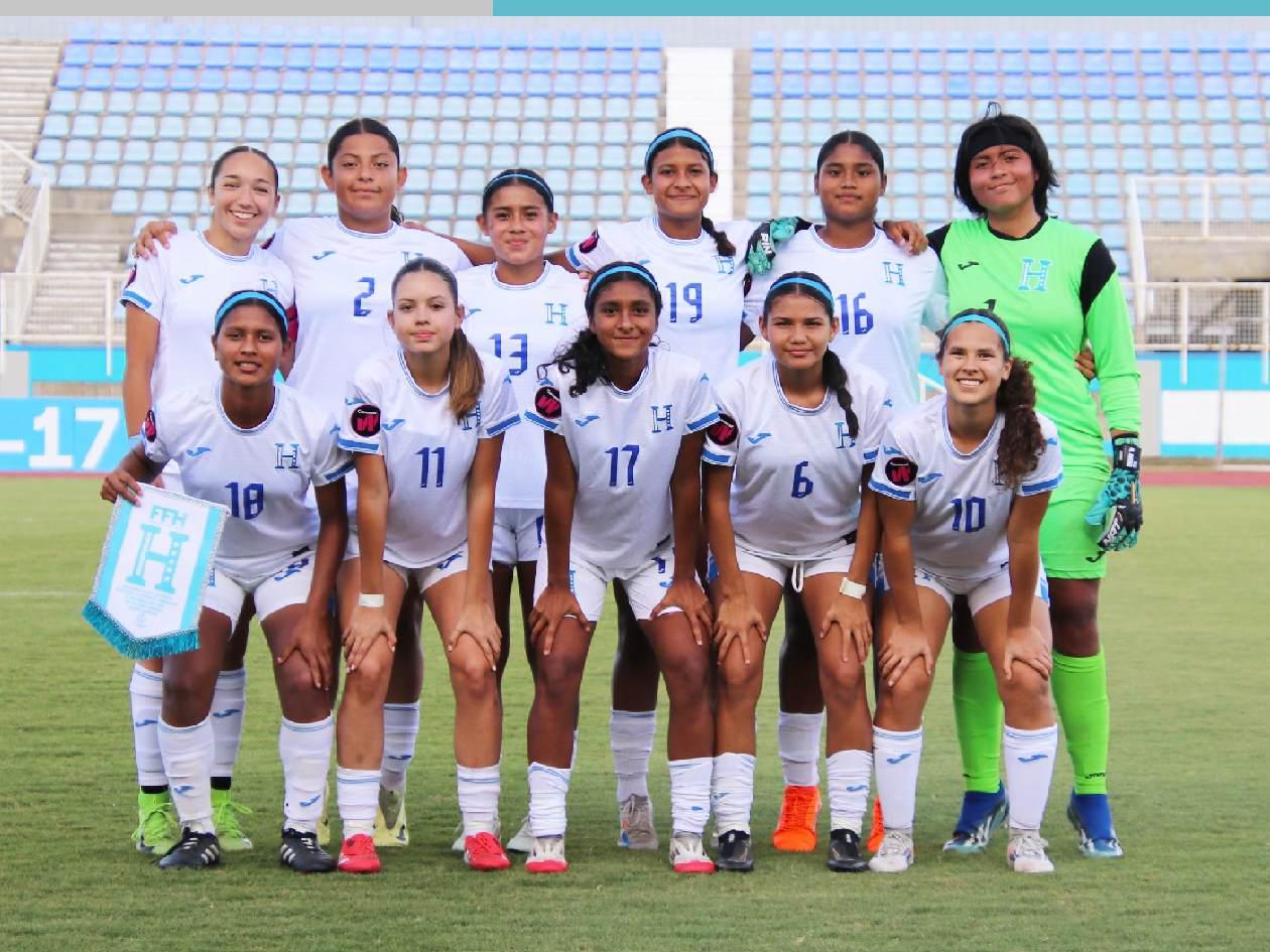 Selección Femenina Honduras amarga a El Salvador en su debut en Premundial-U17