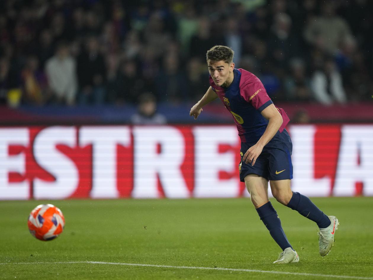 Gavi reacciona tras empate del Barcelona ante Real Betis