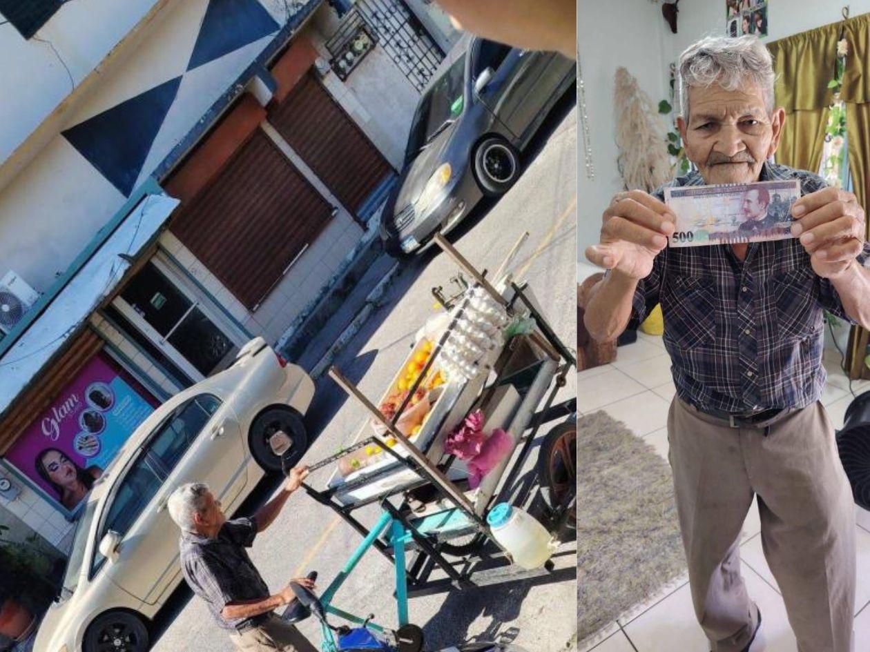 Taxista utiliza billete falso para timar a un anciano vendedor de frutas