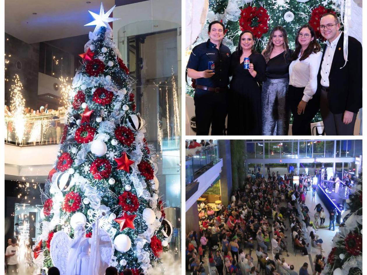Pepsi y Altara inauguran la época navideña: encendido del árbol con Altara’s Black and White