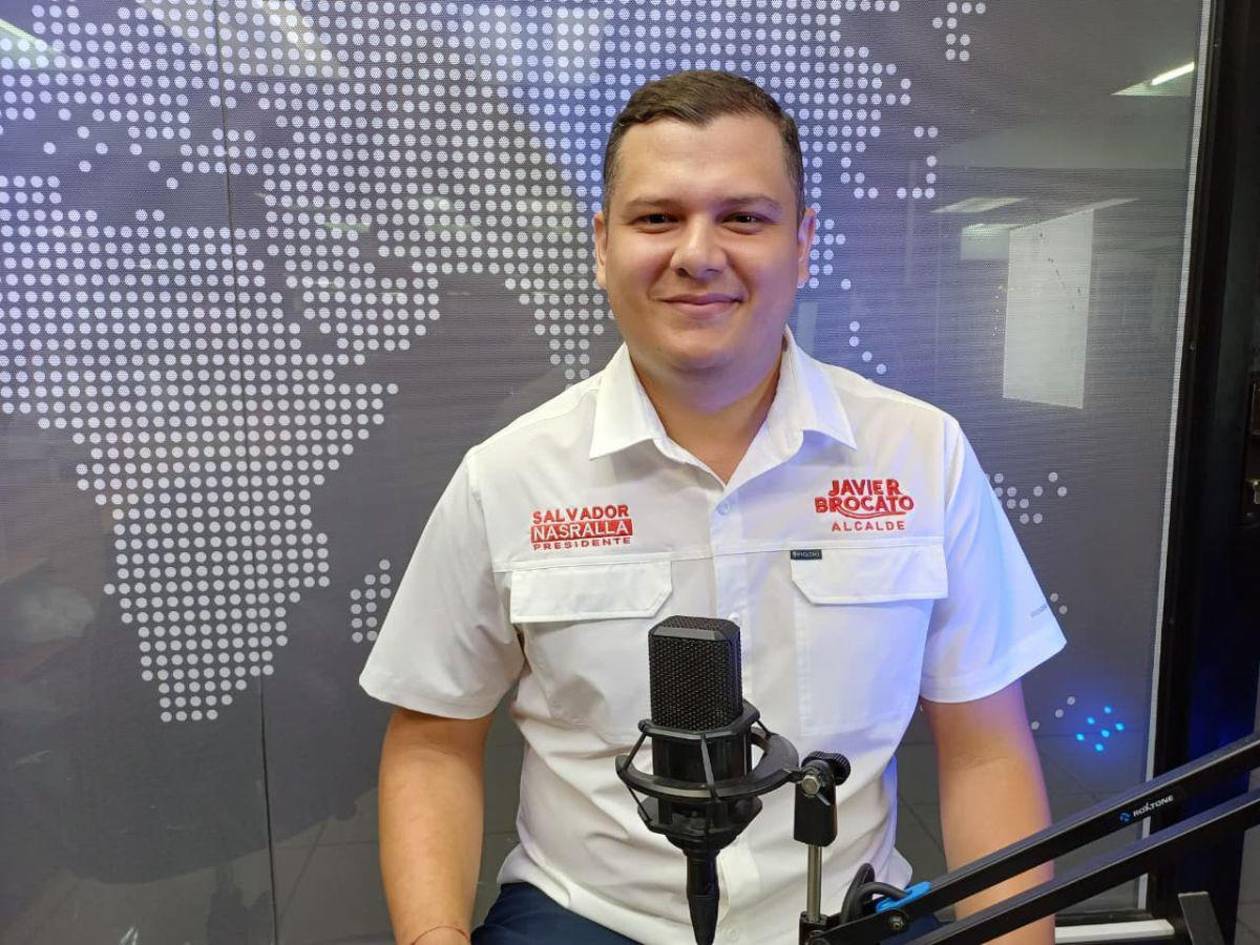 Javier Brocato, joven liberal que propone una renovación para Omoa