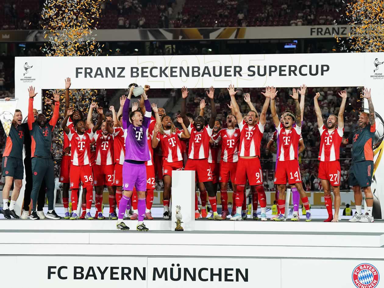 Luis Díaz le da la Supercopa de Alemania al Bayern Múnich: primer título de la temporada