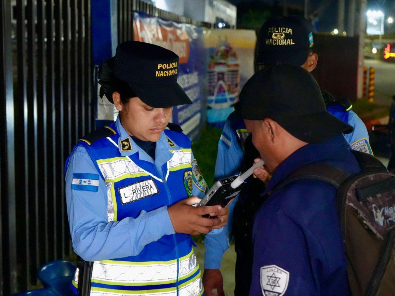 Intensifican operativos de alcoholemia en San Pedro Sula