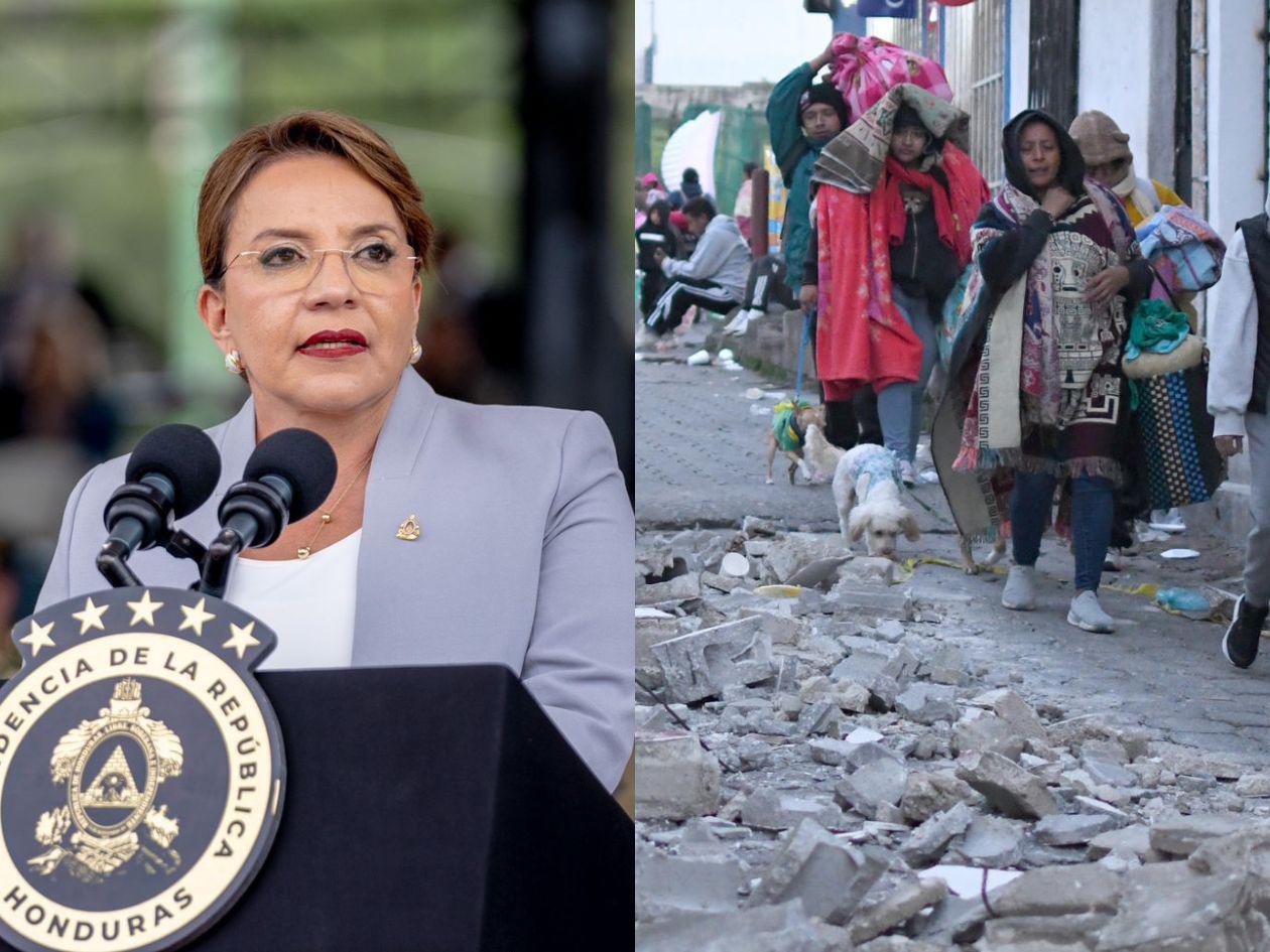 Xiomara Castro se solidariza con Guatemala tras sismos que dejaron dos muertos