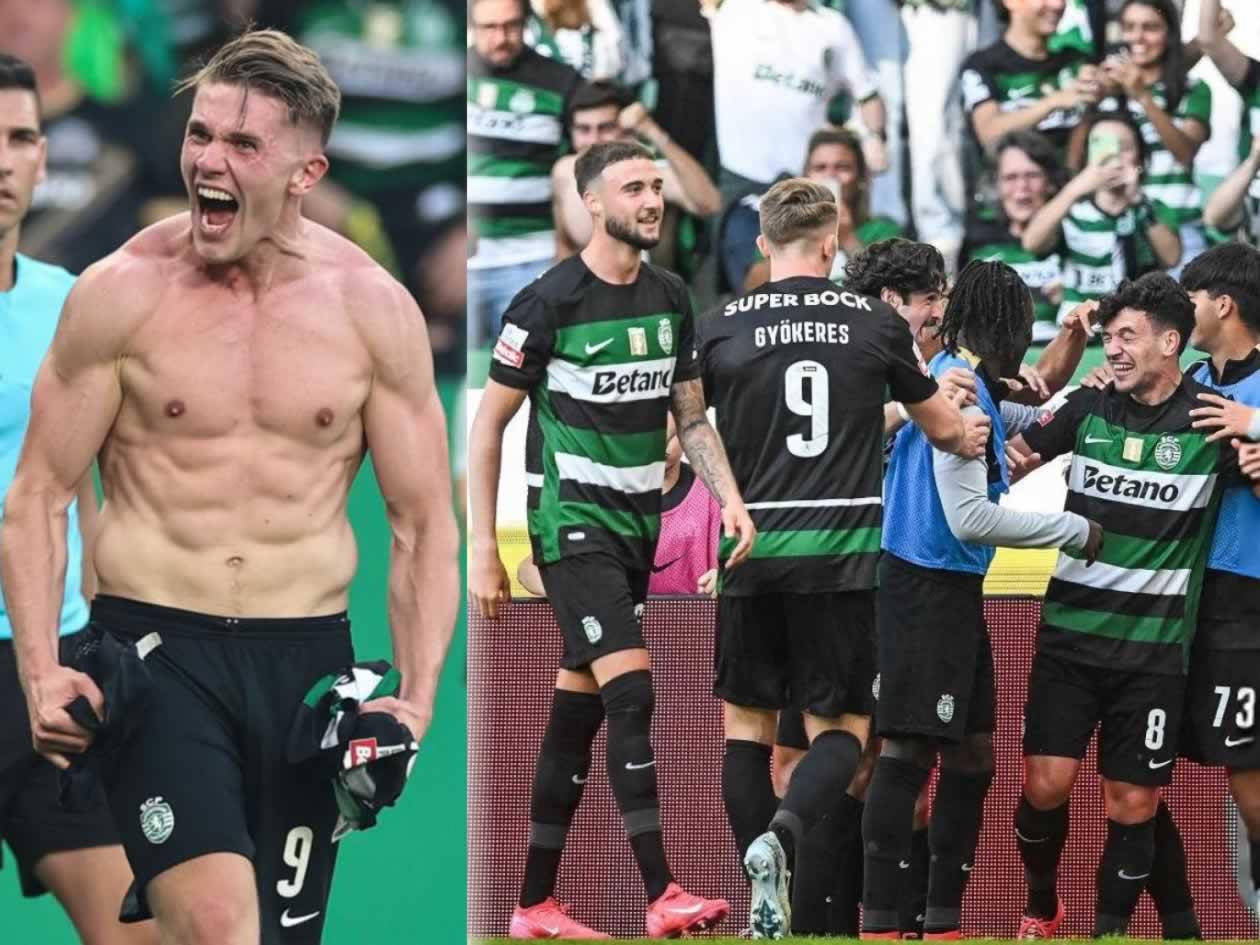 Gyökeres corona como bicampeón al Sporting de Lisboa en la Liga de Portugal