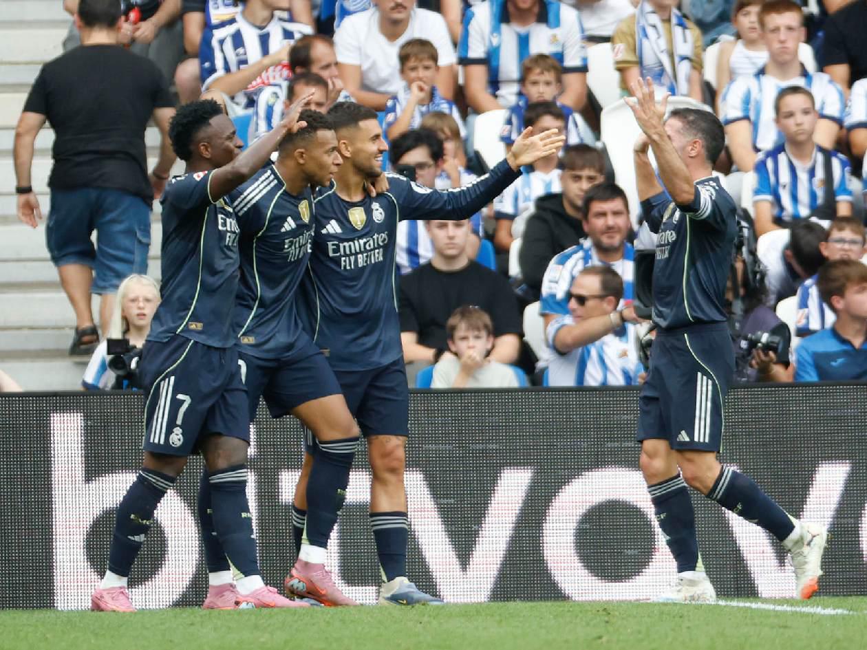 Mbappé brilló: Real Madrid, con un hombre menos, sigue invicto en LaLiga