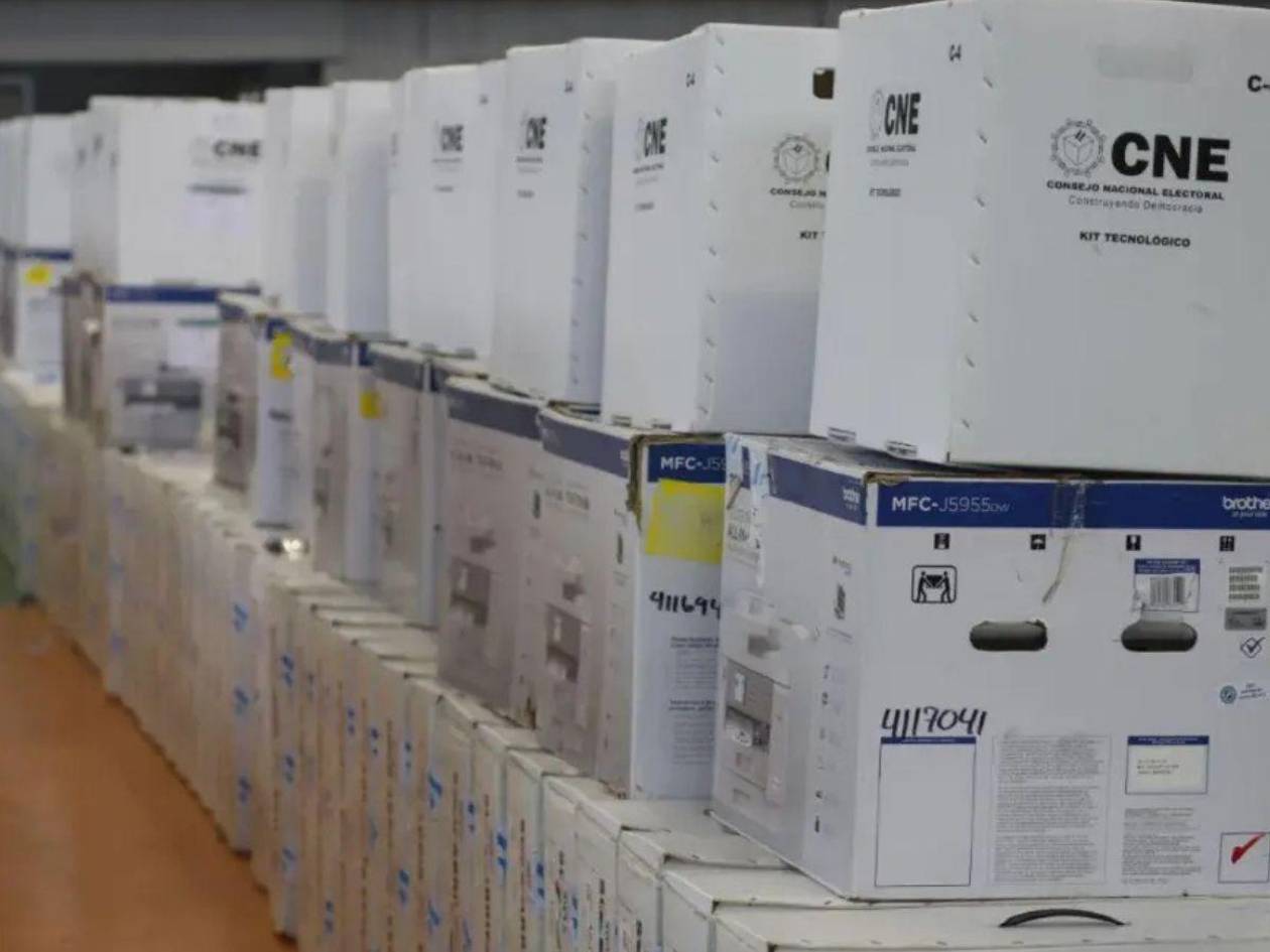 Material electoral llega a centros de votación en San Pedro Sula