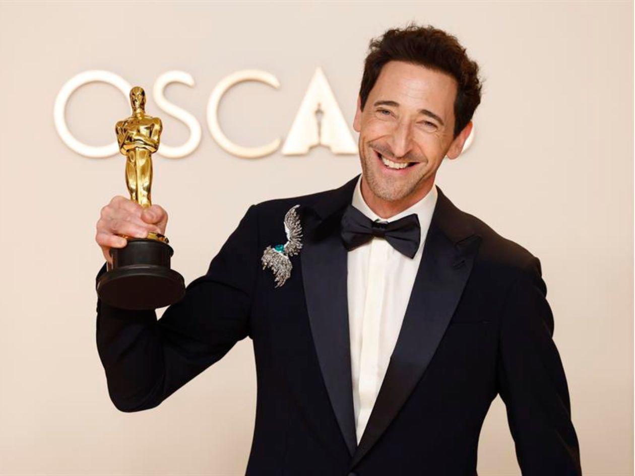 Adrien Brody hace historia al ganar el Óscar tras usar IA