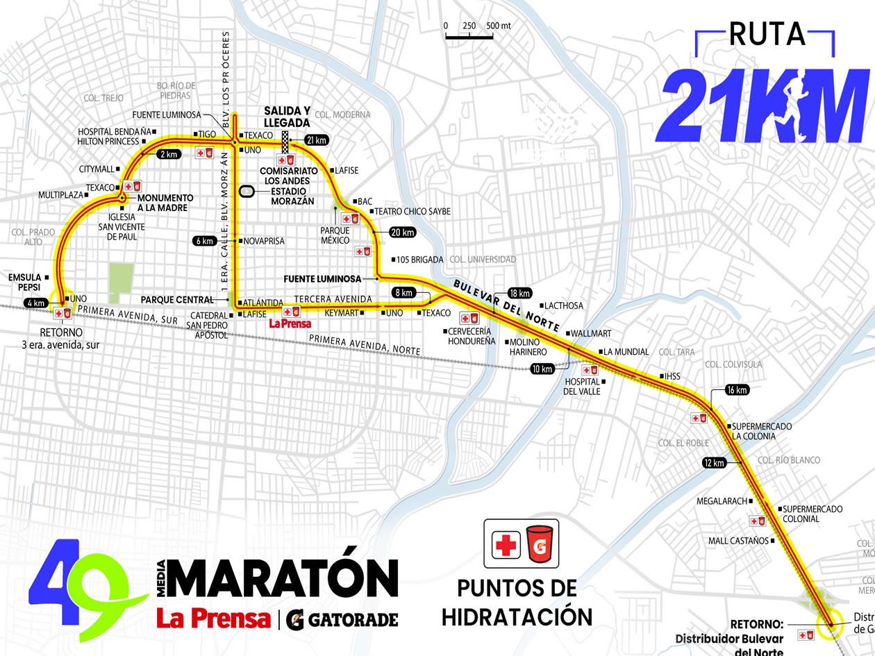 Conocé los cambios en los circuitos para la Maratón LA PRENSA 2025