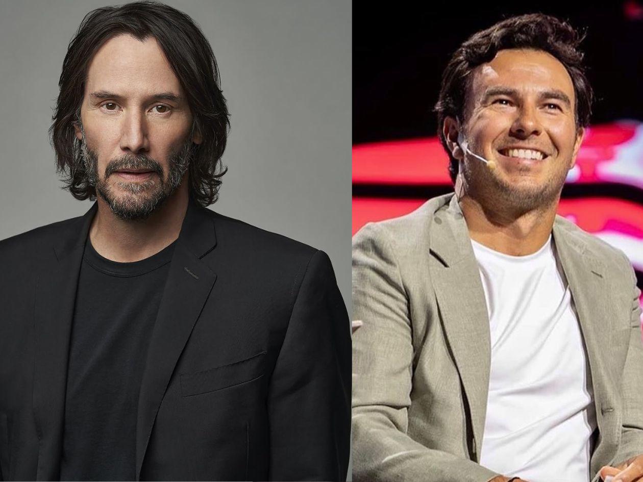 Keanu Reeves presenta a Checo Pérez como piloto de Cadillac F1
