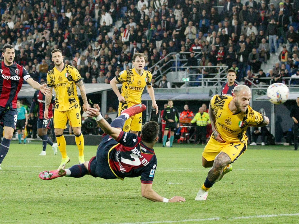 Batacazo en Italia: Inter pierde ante Bologna y comparte liderato de la Serie A