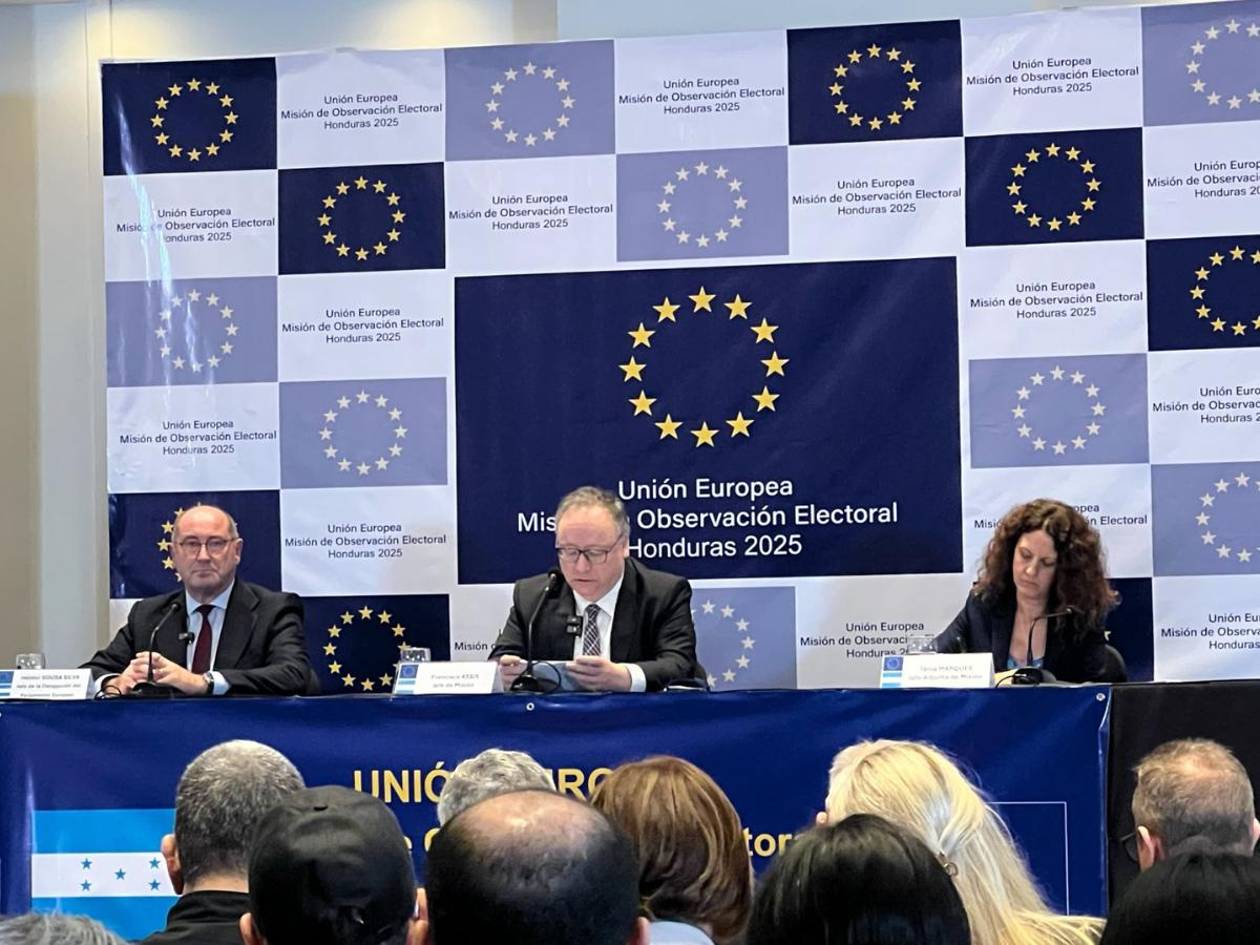 Misión de la Unión Europea destaca jornada electoral pacífica en Honduras