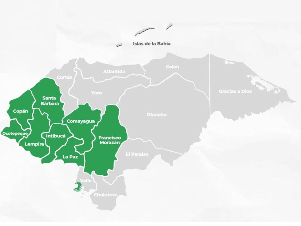 Copeco anuncia alerta verde en ocho departamentos de Honduras