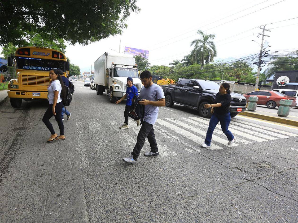 San Pedro Sula urge de puentes peatonales para mejorar la seguridad vial