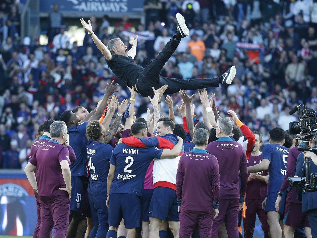 Luis Enrique, campeón: El PSG conquista su cuarta Ligue 1 consecutiva