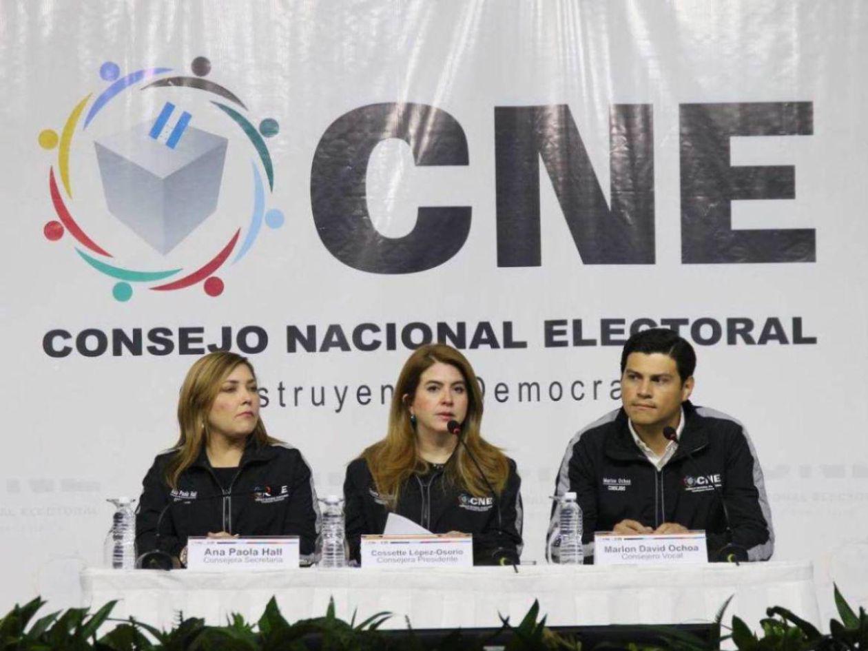 CNE oficializa candidaturas de Rixi Moncada, Nasry Asfura y Salvador Nasralla
