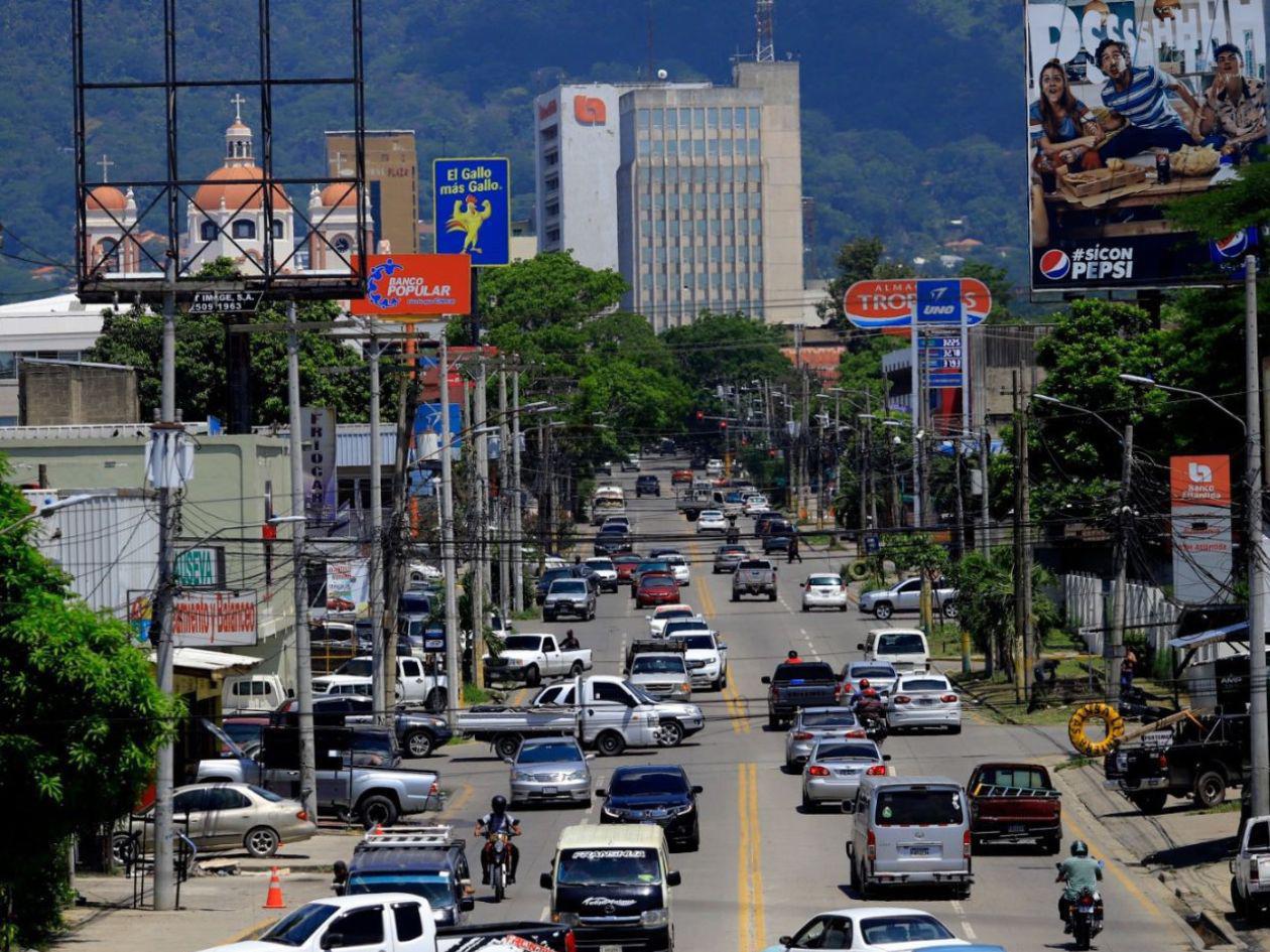 Tráfico en San Pedro Sula: lunes 5 de mayo