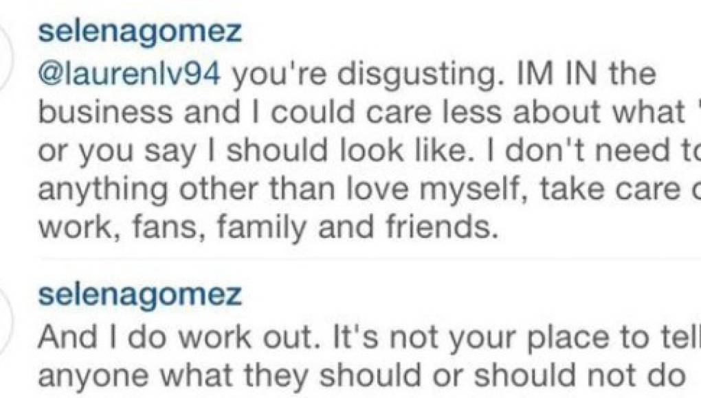Selena odia que la llamen 'gorda'