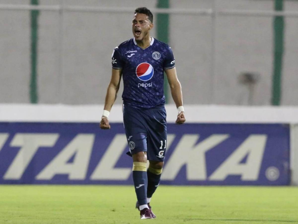 Ángel Tejeda gritó a todo pulmón su gol que le dio la tranquilidad al Motagua.