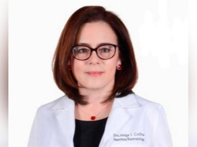 Helga Codina es internista y reumatóloga del Instituto Hondureño de Seguridad Social (IHSS).