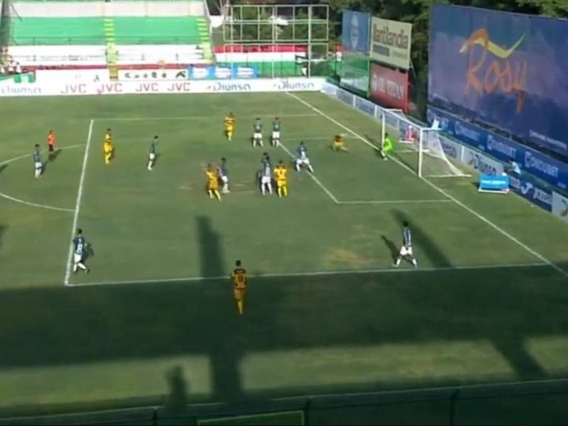 El polémico gol anulado a Marco Aceituno en el Marathón-Real España