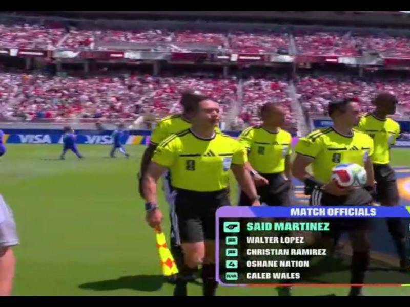 Said Martínez haciendo historia en el arbitraje hondureño-