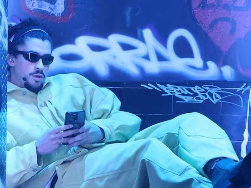 Bad Bunny en una imagen del video Nuevayol.