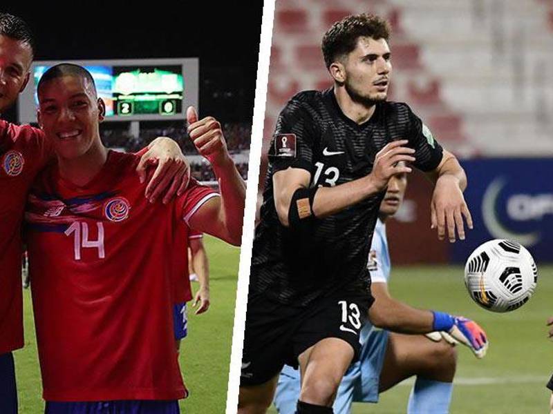 Costa Rica y Nueva Zelanda pelearán el último cupo al Mundial.