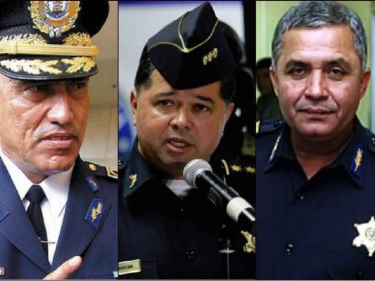 Cancelan a tres exdirectores de la Policía hondureña