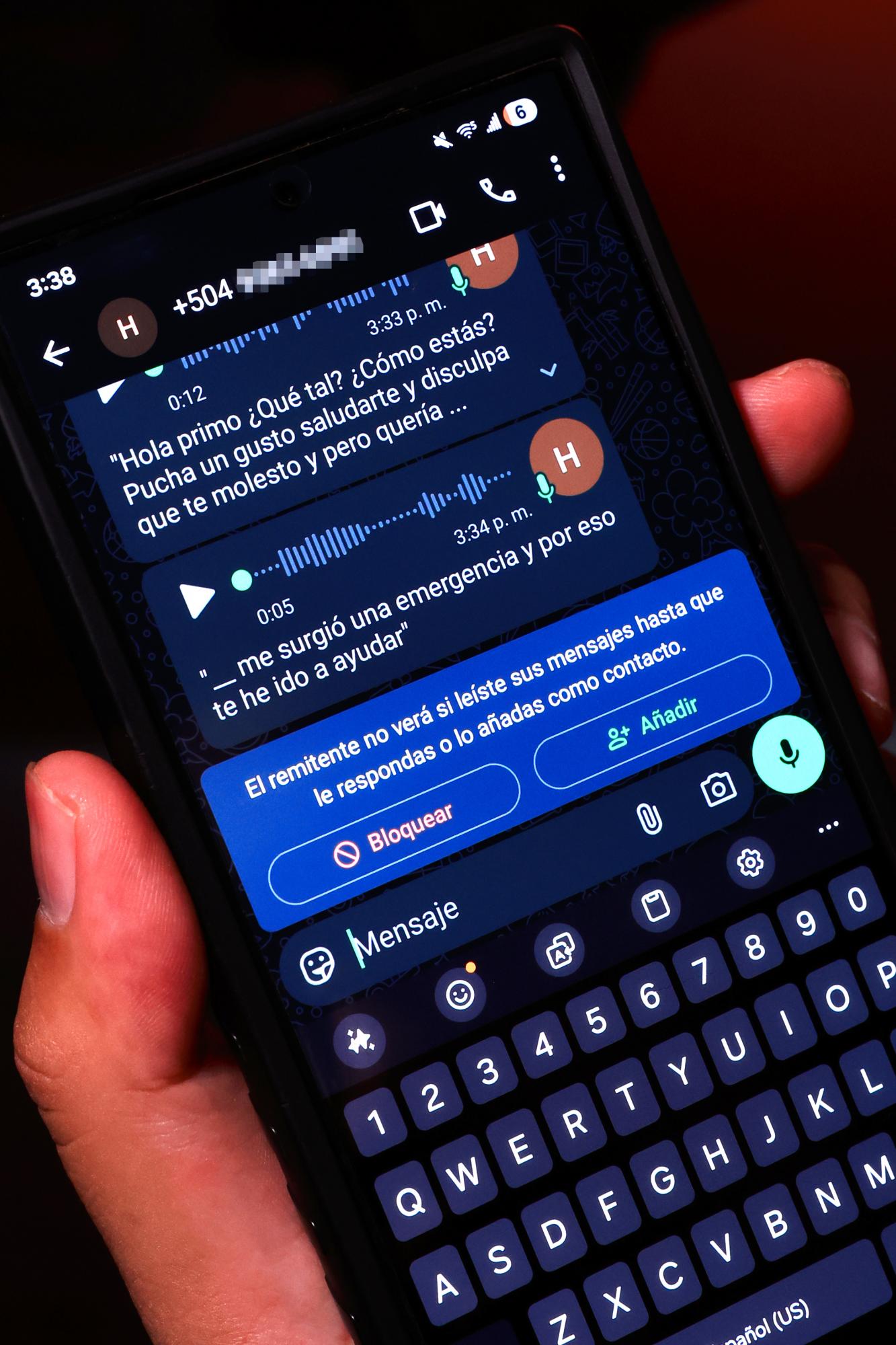 La modalidad de estafa electrónica de este tipo puede ir desde un texto, hasta una audio y una videollamada.
