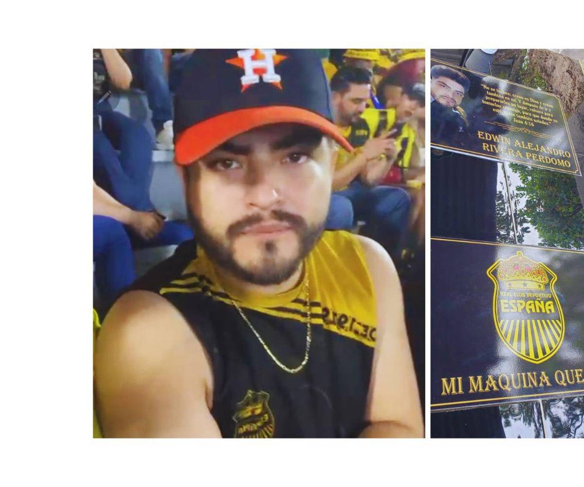 Una de sus más grandes pasiones era el fútbol y su equipo Real España. No se perdía ninguno de sus partidos y viajaba a dónde jugara. Uno de los grandes sueños de su madre es que el equipo aloje en su sede la fotografía de Alejandro, un aurinegro que no dudaba en pregonar: Mi máquina querida, frase grabada en su lápida.