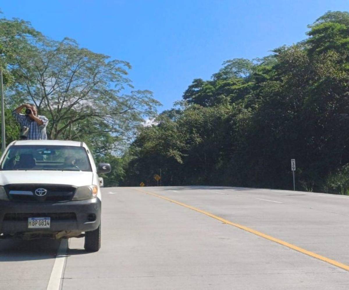 Así luce la nueva carretera de Green Valley, Naco, Santa Bárbara hasta La Entrada. La vía quedó espectacular.