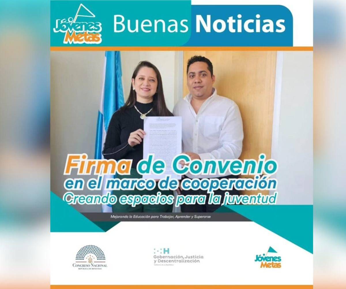 Además de Sedesol y Gobernación, Jóvenes Metas ha firmado convenios con el Congreso Nacional de Luis Redondo.