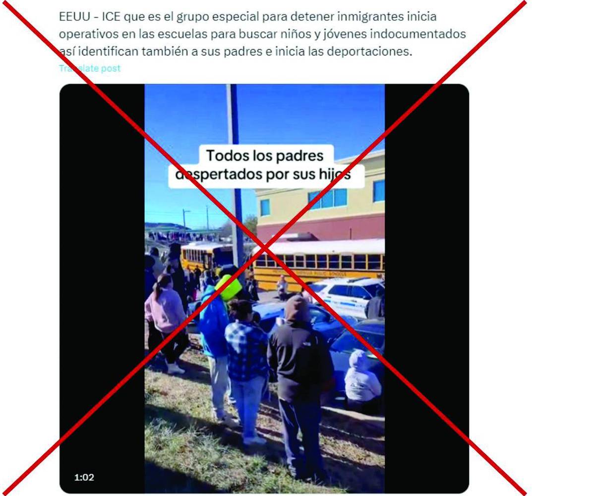 Este video fue tras un ataque armado, no por una redada.