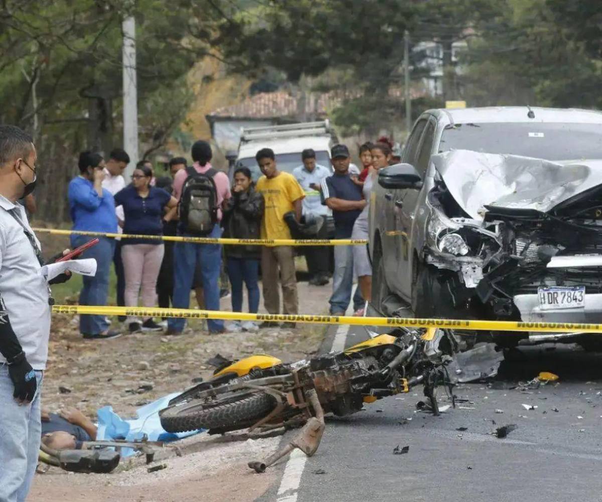 El exceso de velocidad, la inexperiencia al volante y el uso de motocicletas figuran entre los principales factores asociados al aumento de las muertes en las carreteras hondureñas durante 2026