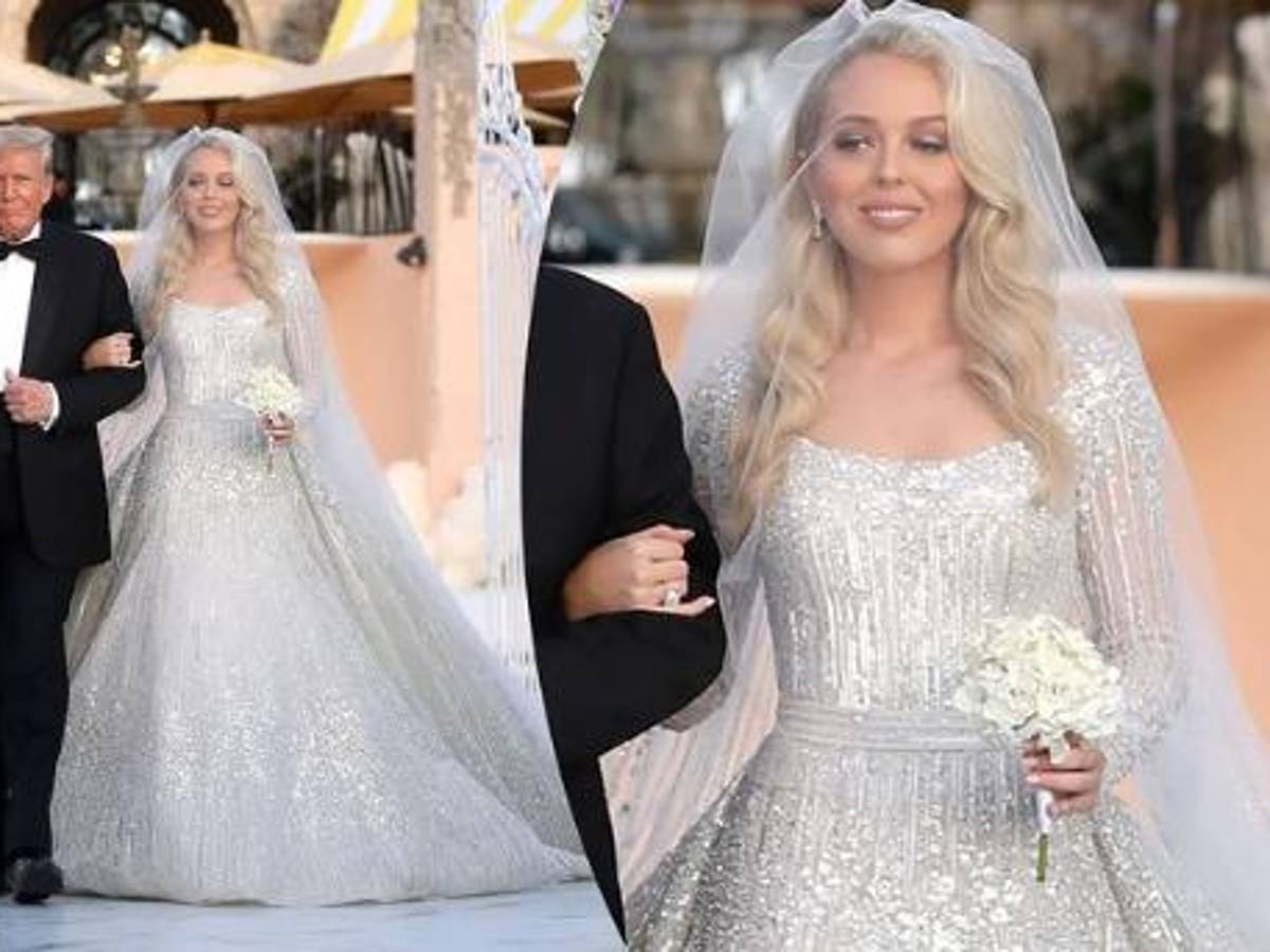 Trump celebró este fin de semana la boda de su hija menor, Tiffany, en Florida.