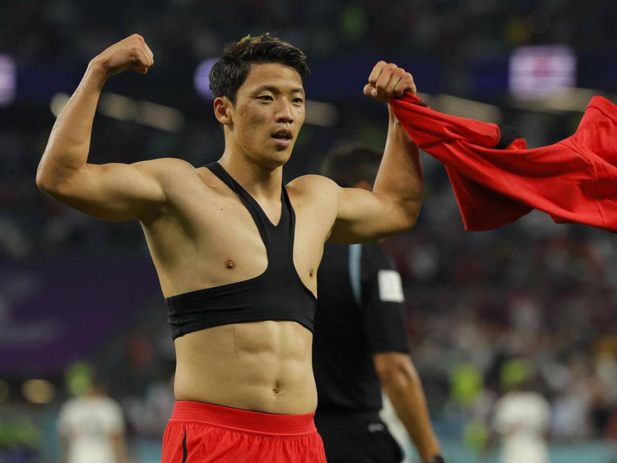 Hwang Hee-Chan, el héroe de los surcoreanos. Su gol le dio la clasificación a Corea del Sur a octavos.