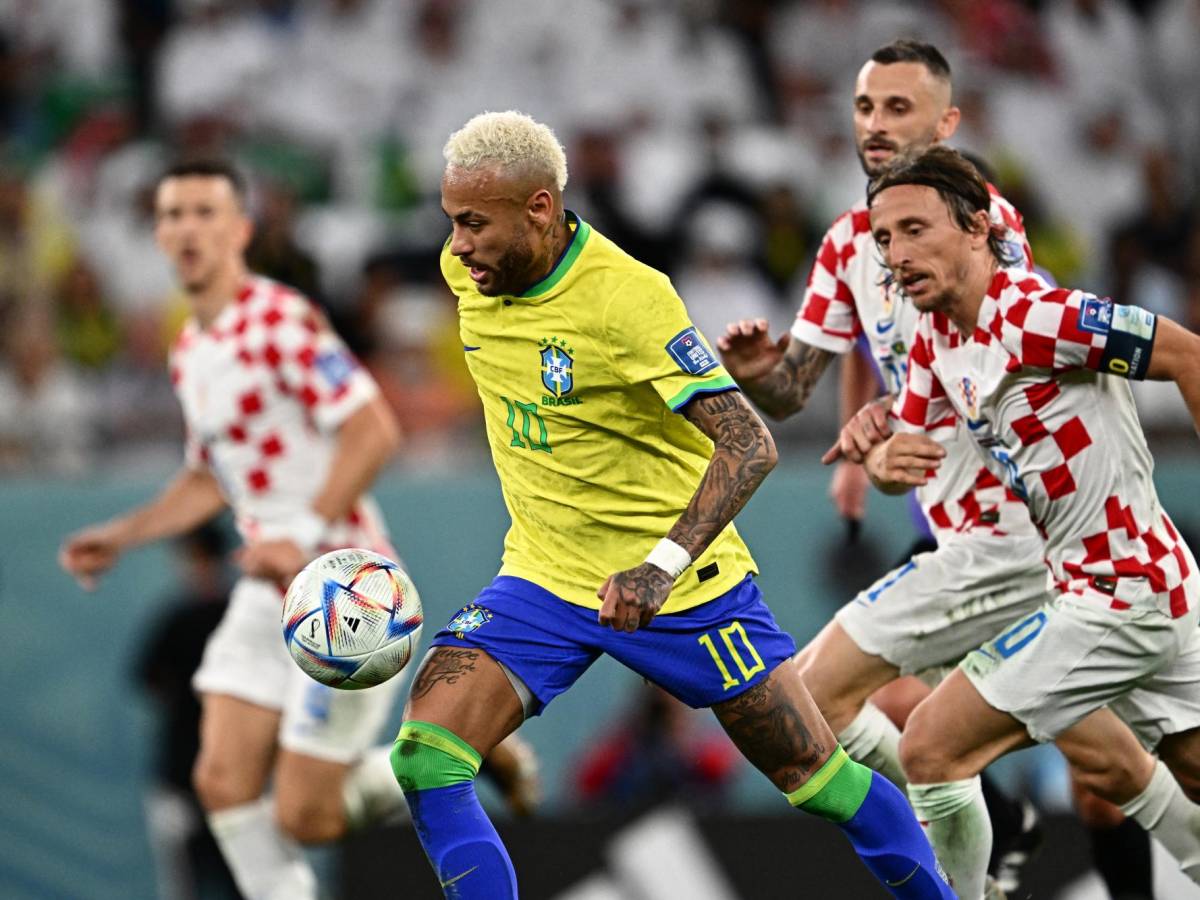 Croacia eliminó a Brasil en los cuartos de final.
