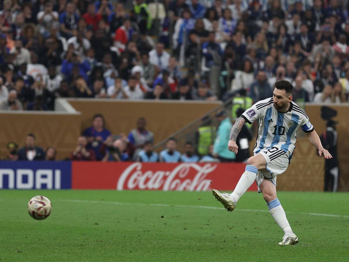 Lionel Messi anotó un gol de penal ante Francia.